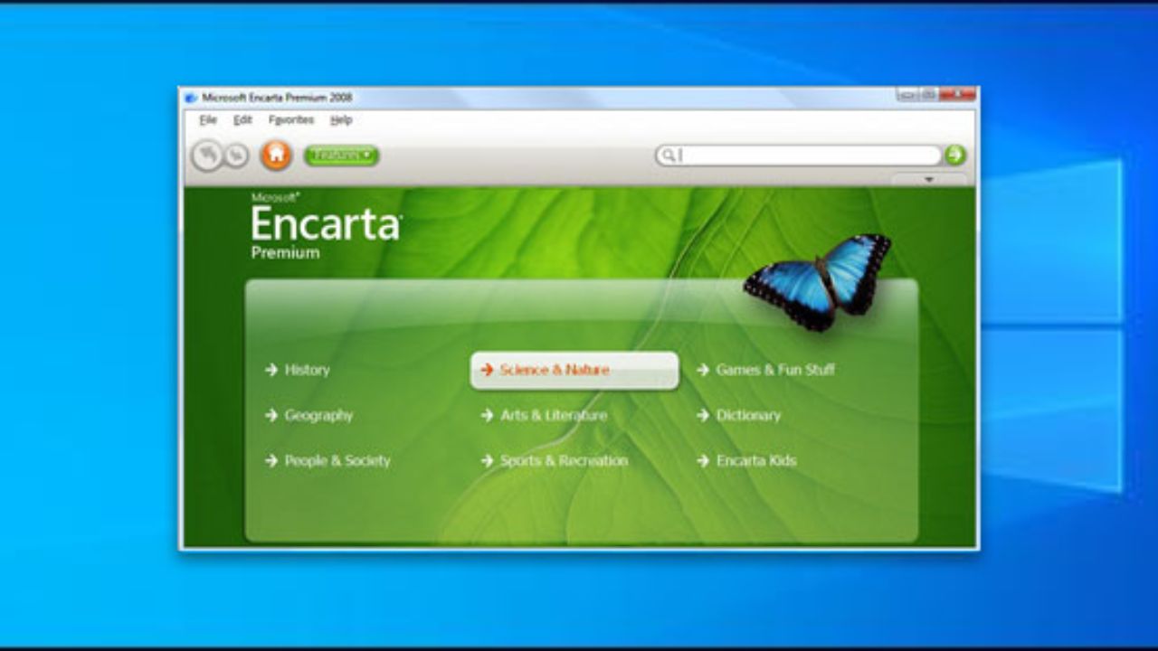 Encarta Screnshot 1